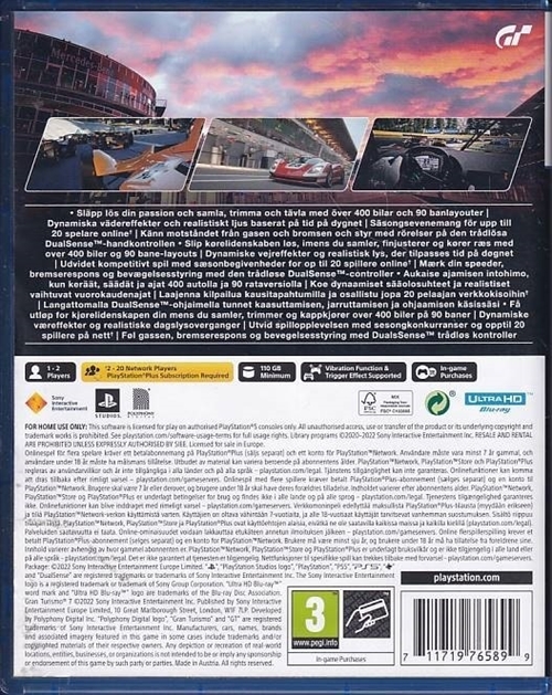 Gran Turismo 7 - PS5 (A Grade) (Genbrug)